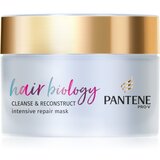 Pantene Hair Biology Cleanse & Reconstruct maska za lase za poškodovane lase 160 ml Cene