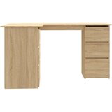  Kutni radni stol boja hrasta sonome 145 x 100 x 76 cm iverica | shoptok.hr