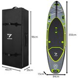 SUP daska za veslanje 350 cm sa dodacima 25259 - zeleno/sivo/crna | shoptok.hr