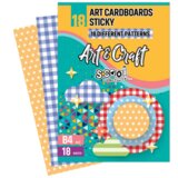 Scool set samolepljevih kartona Art&Craft SC1809, B4, 18 komada Cene