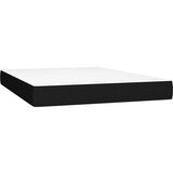  Box spring postelja z vzmetnico LED črna 140x200 cm blago, (20901430) | Shoptok.si