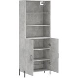  Visoka komoda siva betona 69,5x34x180 cm od konstruiranog drva | shoptok.hr