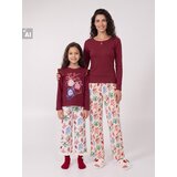 Sinsay Dvodijelna pamučna pidžama s božićnim motivom | shoptok.hr