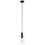Eglo Montino visilica/1, e27, crna/staklo prozirno | Eponuda.com