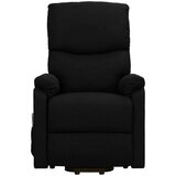 Masažni stol s funkcijo vstajanja črn blago, (20939597) | Shoptok.si