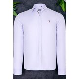 Dewberry G674 MEN'S SHIRT-OPEN LILAC Cene