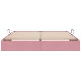  Otomanski krevet s pohranom Ružičasta 160 x 200 cm Baršun | shoptok.hr