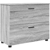 vidaXL Kupaonski ormar s ladicama Sivi hrast sonoma 76.5 x 35 x 64 cm | shoptok.hr