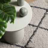  Čupavi tepih PAMPLONA s visokim vlaknima bež-antracit 80x250 cm | shoptok.hr