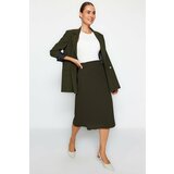 Trendyol Skirt - Khaki - Midi Cene