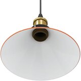VISILICA podesiva po visini E27 sjajna narančasta Ø 22 cm metal | shoptok.hr
