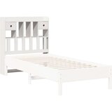 vidaXL Vzglavje s predelki bela 90 cm trdna borovina | Shoptok.si