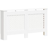  Pokrovi za radijator 2 kom bijeli 152 x 19 x 81,5 cm MDF | shoptok.hr