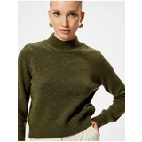 Koton Turtleneck Knitwear Sweater Long Sleeve Soft Textured