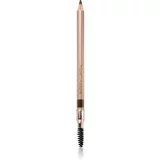 Nude by Nature Defining svinčnik za obrvi s krtačko odtenek 02 Medium Brown 1,08 g