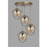 Opviq nepal 4 Lü tepsili eskitme bal Camlı Sarkıt antique chandelier | ePonuda.com