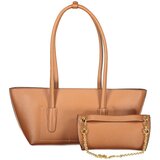 Coccinelle Double Beat Medium ženska kožna torba 28x16x14 cm smeđa | shoptok.hr