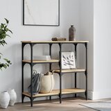 vidaXL Klubska mizica sonoma hrast 80x29x75 cm inženirski les | Shoptok.si