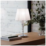 Ideal Lux - Kristalna stona lampa PEGASO 1xE27/60W/230V sjajni hrom Cene