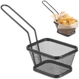 Hendi Košarica za serviranje ocvrtega pomfrija z ročajem črna 105x90x60 mm - 425671, (21567851) | Shoptok.si