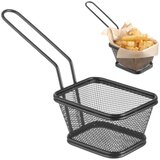 Hendi Minijaturne korpice za friteze - sklopive, crne, 105x90x(H)60mm | Eponuda.com