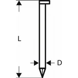 Ekser sa prugama D–glava SN34DK 50 2608200000, 2,8 mm, 50 mm, čista, glatka