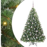 vidaXL Umjetno božićno drvce s stalakom Zelena 180 cm PE i PVC | shoptok.hr