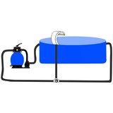  Vrtna fontana z LED lučkami nerjaveče jeklo 30x60x45 cm | Shoptok.si