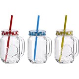 Borgonovo COUNTRY, VRČ S SLAMICO IN POKROVOM, 480 ML, 1 KOS, (22153021) | Shoptok.si