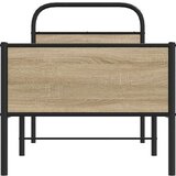 vidaXL Okvir kreveta bez madraca boja hrasta sonome 75 x 190 cm drveni | shoptok.hr