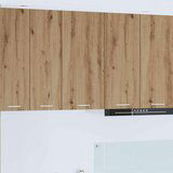 vidaXL Viseča omarica Riga Artisan hrast in bela 40 x 31 x 80 cm | Shoptok.si