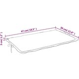  Blazina za ležalnik zelena 186x58x4 cm oxford tkanina, (20623443) | Shoptok.si
