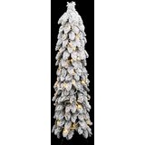  Umjetno osvijetljeno božićno drvce sa 80 LED i snijegom 150 cm | shoptok.hr