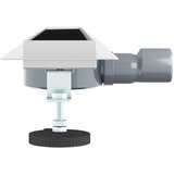  Odvod za tuš s staklenim poklopcem i 360° sifonom Crna 80 cm | shoptok.hr