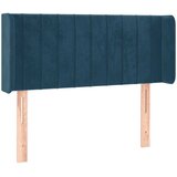  Uzglavlje s ušima tamnoplavo 93x16x78/88 cm baršunasto | shoptok.hr