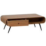 Ixia Klubska mizica iz masivne indijske lipovke v naravni barvi 60x120 cm Mahón – | Shoptok.si