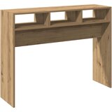 Maison Chic konzolna miza - miza ob steni artisan hrast 105x30x80 cm inženirski les, (21786399) | Shoptok.si