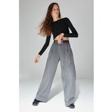 Trendyol Limited Edition Anthracite High Waist Trousers cijene