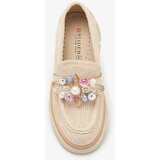 Resti Women's beige openwork moccasins Peloga- Footwear | Shoptok.si