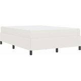  Krevetna konstrukcija s madracem Krema 140 x 190 cm tkanina | shoptok.hr