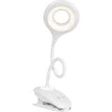 Led-svetilka S Sponko Luli, Bela, Zatemnitvena