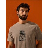 Sinsay Pamučna majica kratkih rukava isprana izgleda | shoptok.hr