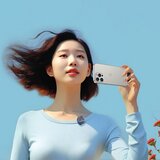 Techsuit (2 kom) Lavalier Wireless uređaj sa iPhone Lightning priključkom Noise Reduction 2.0 - digitalni zaslon - crni | shoptok.hr