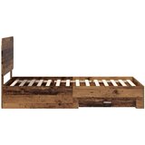  Okvir za krevet Staro drvo 90 x 200 cm Konstruirano drvo | shoptok.hr