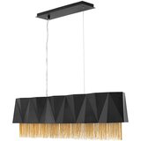 Elstead Lighting Elstead Zuma Viseča svetilka s 6 lučmi, satenasto črna, zlata, E27, (22097876) | Shoptok.si
