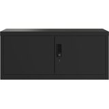Ormarić za spise crni 90x40x130 cm čelični | shoptok.hr