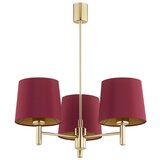  Argon 6266 - Luster na šipci PONTE PLUS 3xE27/15W/230V crvena | Eponuda.com
