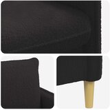 XL fotelja Crna Bouclé | shoptok.hr