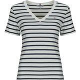 Tommy Hilfiger Majice s kratkimi rokavi SLIM CODY V-NK SS Bela Cene