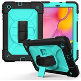 NIKCORP Ovitek za Samsung Galaxy Tab A7 10.4 T500/T505, zaščitni etui s stojalom, ročajem in naramnim trakom, moder-turkizen, (5000139255) | Shoptok.si